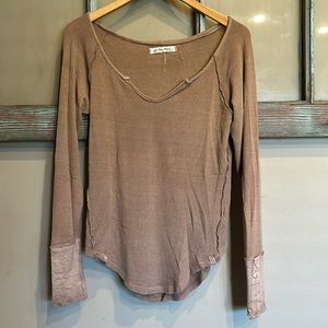 FREE PEOPLE We The Free Caramel Cafe Thermal M